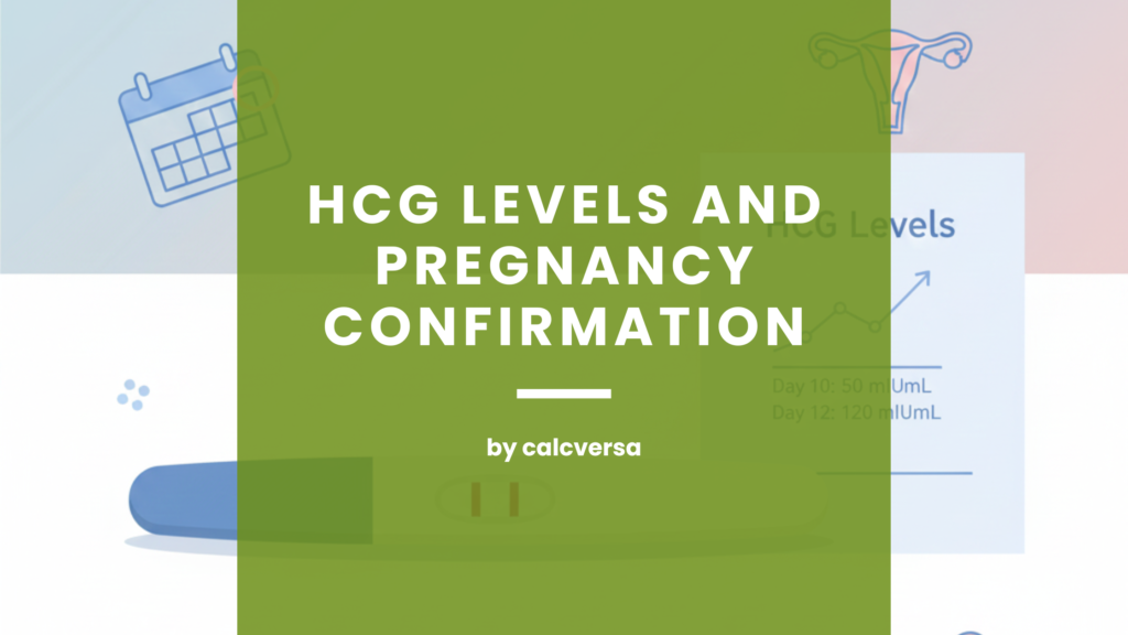 HCG Levels and Pregnancy Confirmation