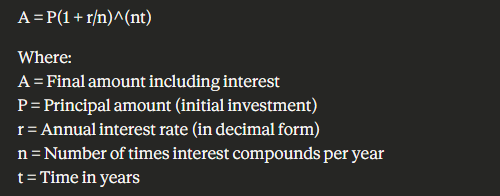 interest formula