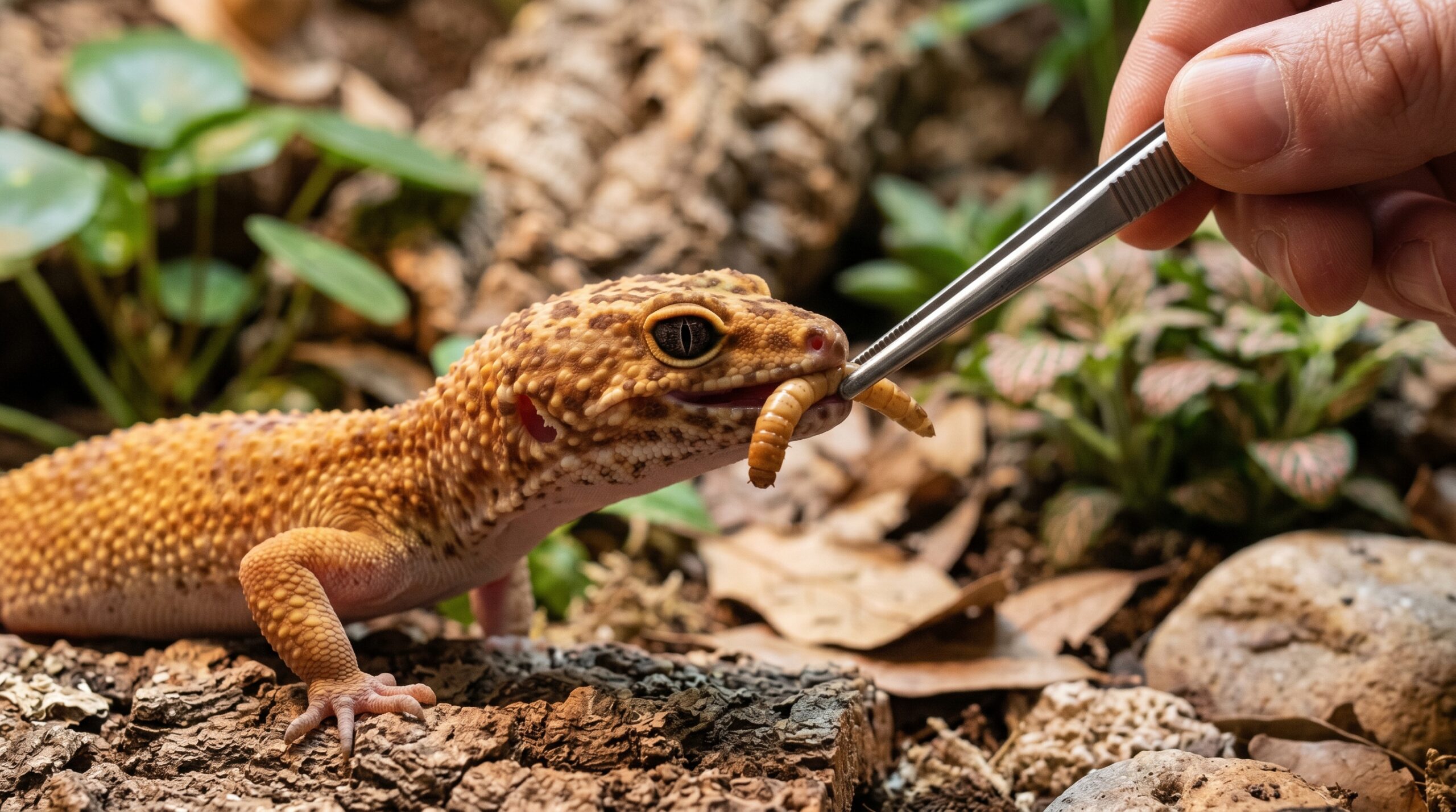 reptile-feeding-success