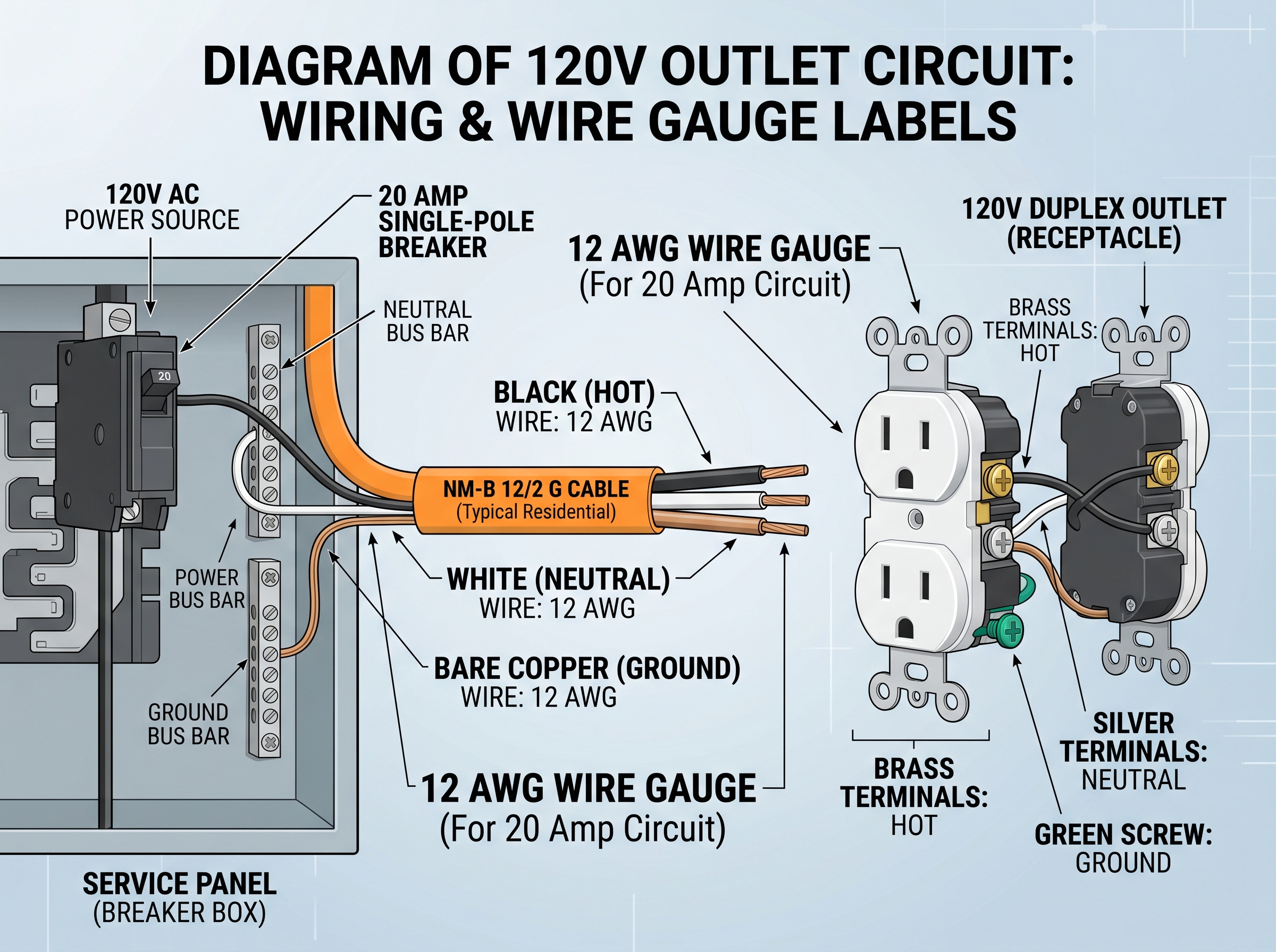120V outlet circuit