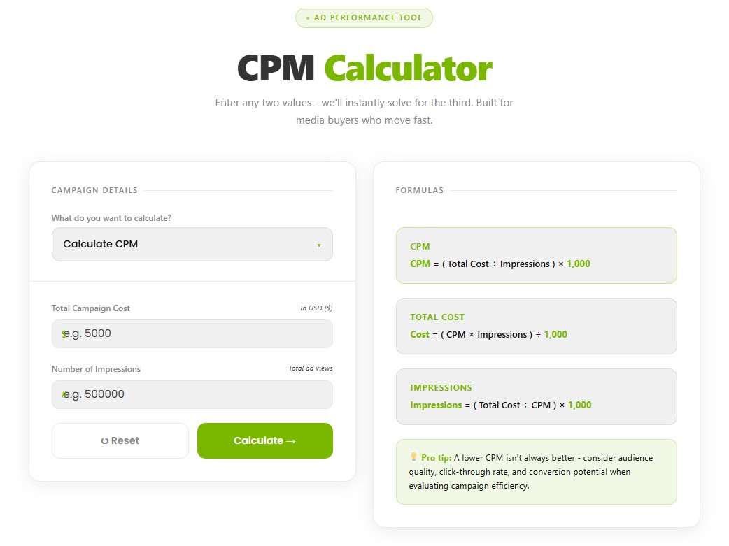 cpm-calculator