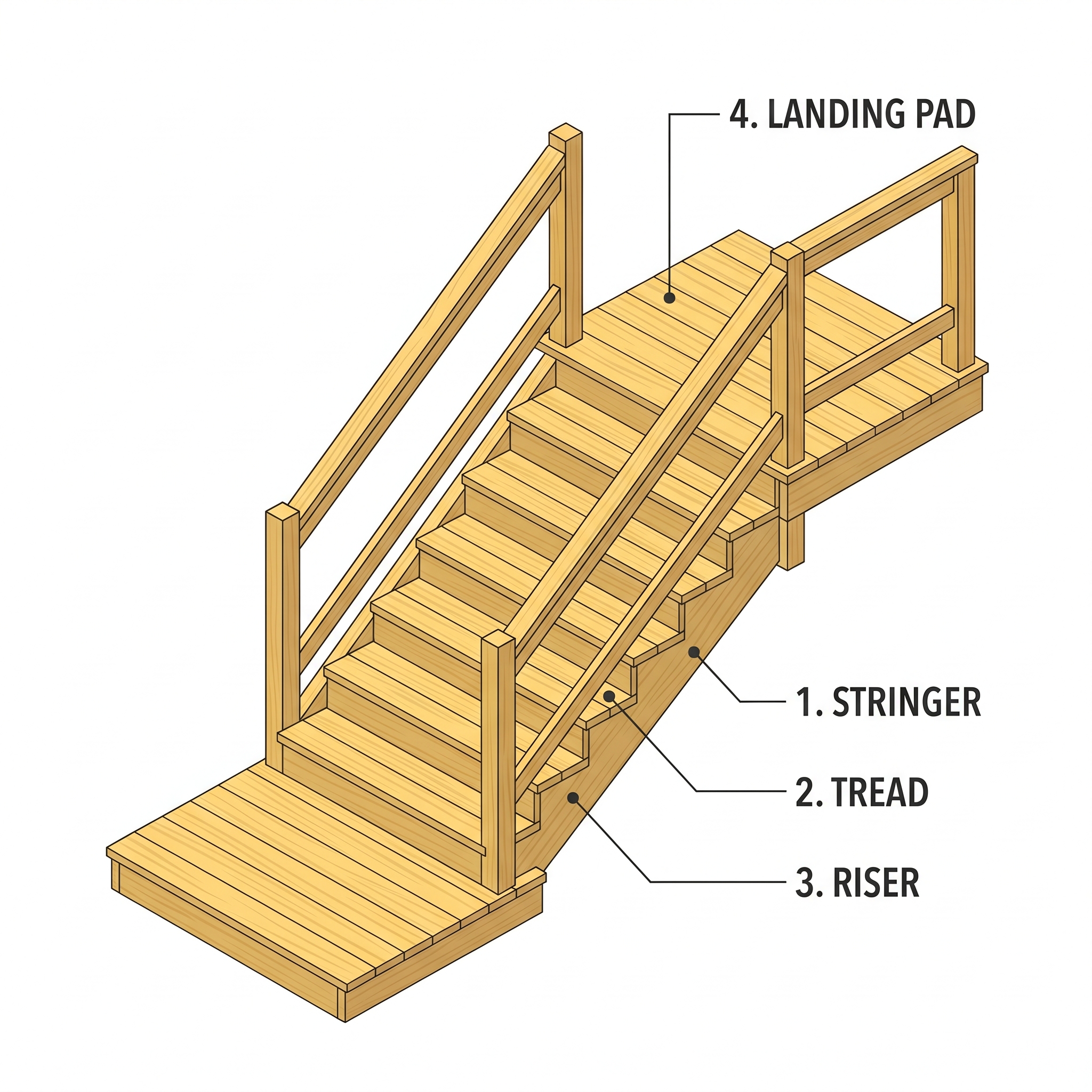 deck stairs calculator